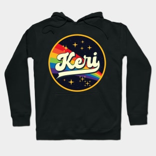 Keri // Rainbow In Space Vintage Style Hoodie